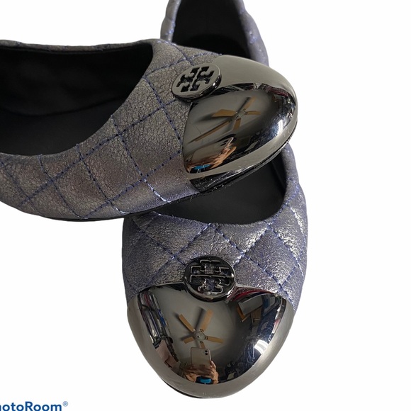 Tory Burch Kaitlin Quilted Captoe Flats size 6.5 - Picture 16 of 16